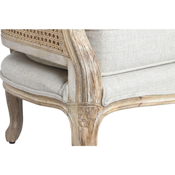 Sofa Item Home DKD Home Decor Natural 58 x 155 x 125 cm 5