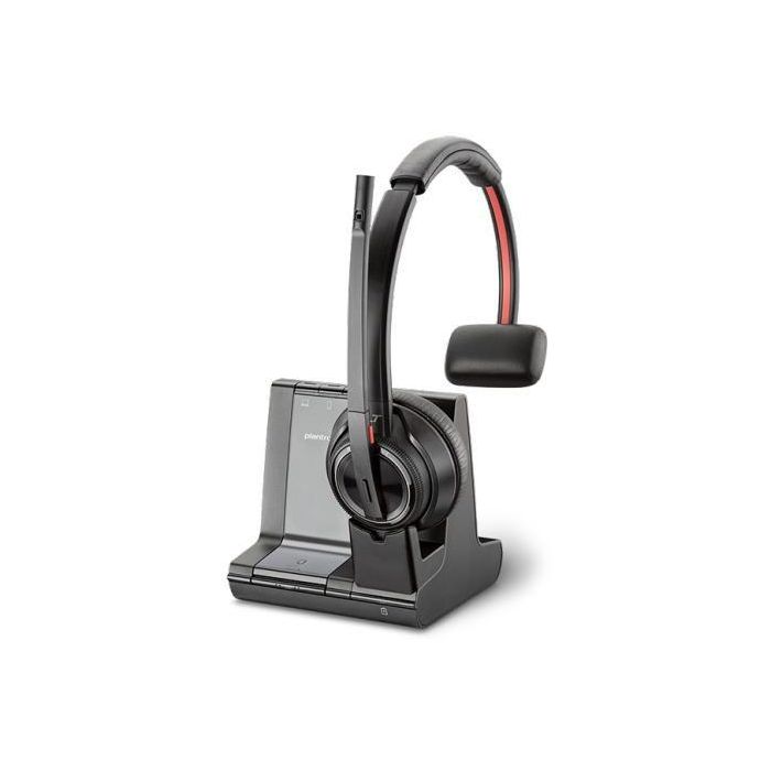 Poly Savi 8200 Series Auricular DECT ANC Empresarial Multidispositivo PC/Móvil/Fijo 180m Alcance 13h Batería Microsoft Poly Savi 8200 Series Auricular DECT ANC Empresarial Multidispositivo PC/Móvil/Fijo 180m Alcance 13h Batería Microsoft