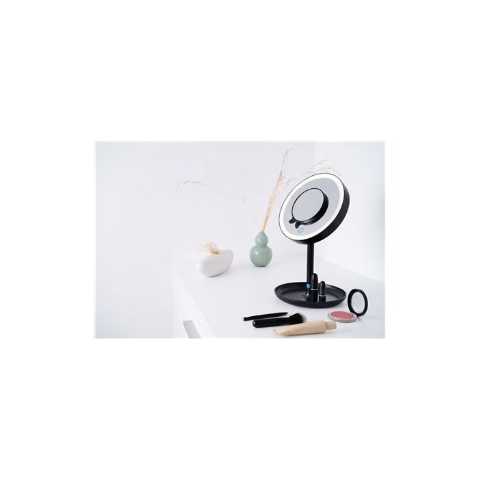 Beurer BS-45-LE 2023 Espejo Cosmético con Luz LED, Espejo de Aumento 5x y Rotación 360° 1 Beurer BS-45-LE 2023 Espejo Cosmético con Luz LED, Espejo de Aumento 5x y Rotación 360° 1