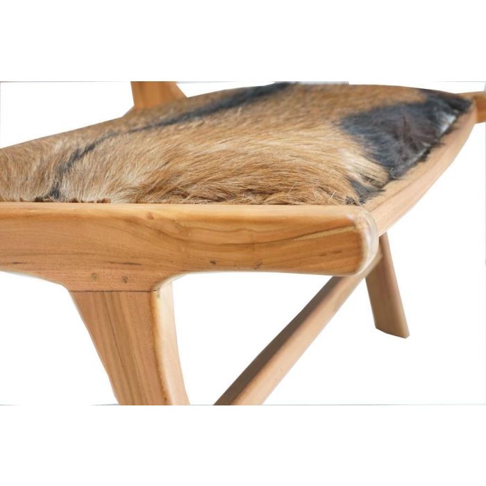 Butaca Colonial DKD Home Decor Marron Blanco 78 x 68 x 65 cm 1