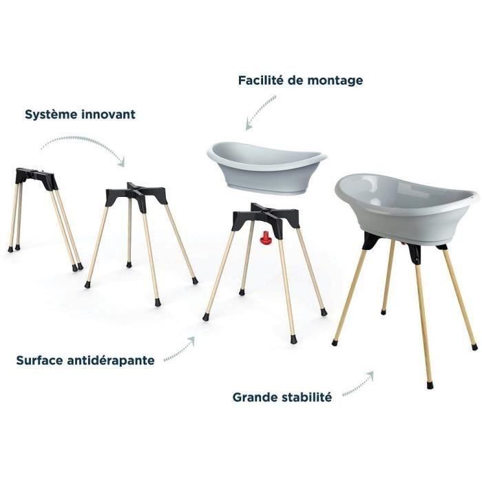 Thermobaby Vasco 9 en 1 Pack de Baño Completo para Bebé con Bañera, Termómetro y Accesorios - Charm Grey 1 Thermobaby Vasco 9 en 1 Pack de Baño Completo para Bebé con Bañera, Termómetro y Accesorios - Charm Grey 1