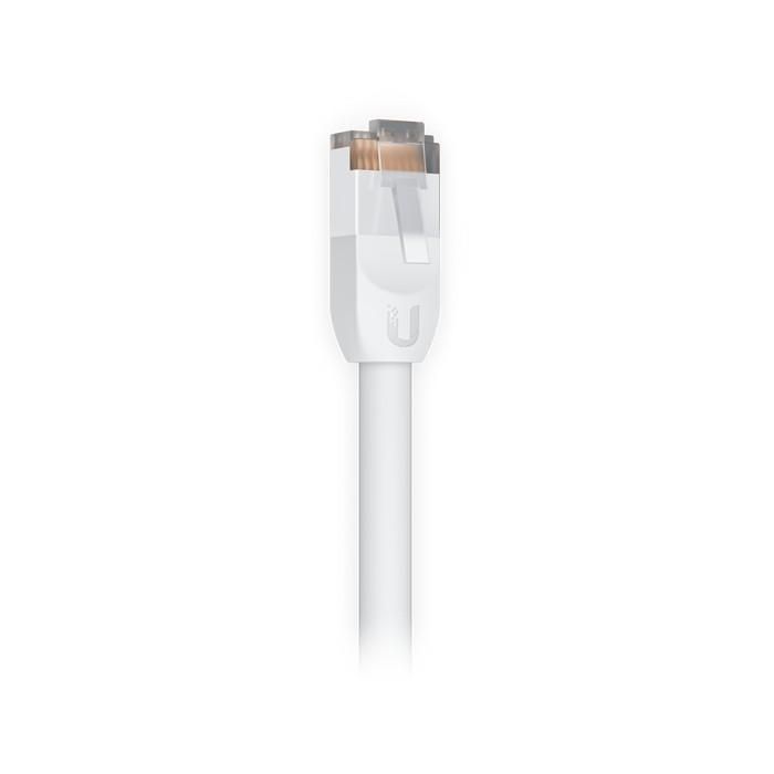 Ubiquiti UniFi Cable de Red Patch Exterior Cat5e STP RJ-45 Apantallado 2m Blanco Robusto Anti-ESD