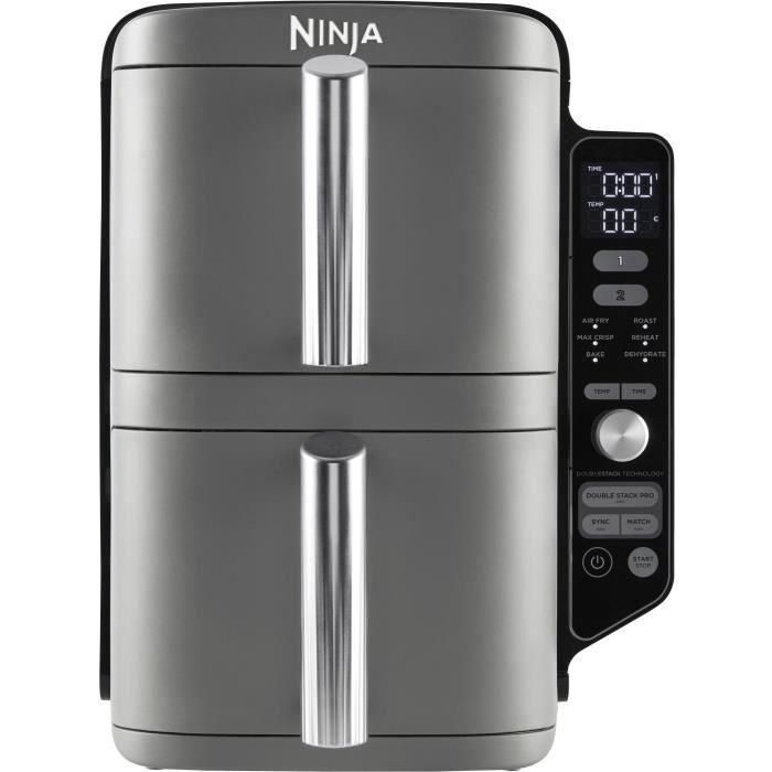 Freidora de Aire Vertical Ninja 6 en 1 MAX 9.5L - 2 Cajones, Apto para 8 Personas, Air Fry, Asar, Hornear, Ref. FREIDORA AIRE VERTICAL 6EN1 MAX 9.5L 1 Freidora de Aire Vertical Ninja 6 en 1 MAX 9.5L - 2 Cajones, Apto para 8 Personas, Air Fry, Asar, Hornear, Ref. FREIDORA AIRE VERTICAL 6EN1 MAX 9.5L 1