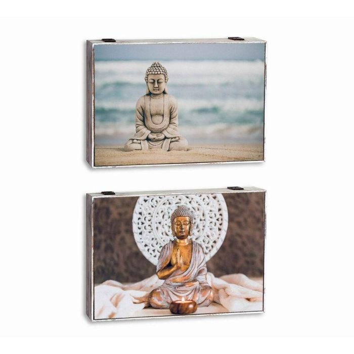 Tapa Contador Oriental DKD Home Decor Multicolor 6 x 31.5 x 46.5 cm (2 Unidades) Tapa Contador Oriental DKD Home Decor Multicolor 6 x 31.5 x 46.5 cm (2 Unidades)