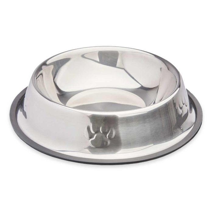 Comedero metálico para mascota con goma antideslizante - 26 cm - Mascow (12 Unidades) 1 Comedero metálico para mascota con goma antideslizante - 26 cm - Mascow (12 Unidades) 1