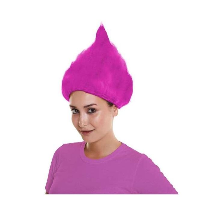 My Other Me Peluca de Troll para Niños - Talla Única, 100% Poliéster