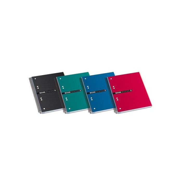 Bloc Enri Status Micro.Tapa Extra A5+ 160H Cuadric.5X5 70G Col.Sur.(4) 16 unidades