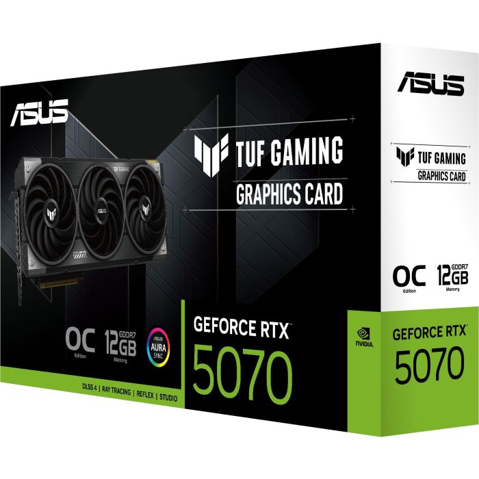 Asus 90YV0LZ0-M0NA00 Tarjeta Gráfica TUF Gaming GeForce RTX 5070 OC Edition 12GB GDDR7 PCIe 5.0 DLSS 4 Ray Tracing 2 Asus 90YV0LZ0-M0NA00 Tarjeta Gráfica TUF Gaming GeForce RTX 5070 OC Edition 12GB GDDR7 PCIe 5.0 DLSS 4 Ray Tracing 2