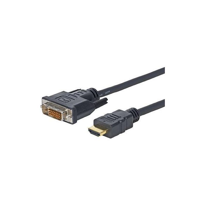 Vivolink Pro Cable HDMI a DVI-D Activo 1m Negro - Alto Rendimiento Bidireccional Ultra Flexible