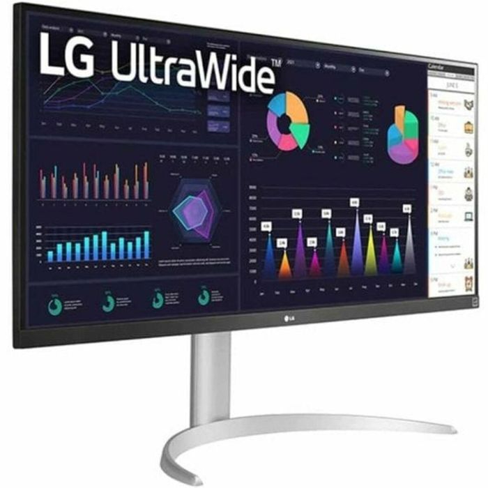 Monitor Profesional Ultrapanorámico LG UltraWide 34WQ650-W 34"/ WFHD/ Multimedia/ Regulable en Altura/ Plata y Blanco 7