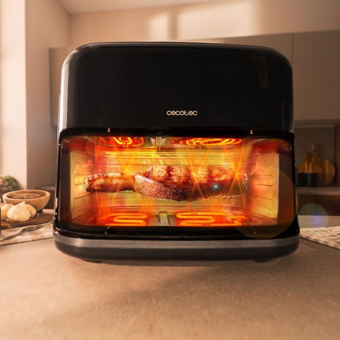 Cecotec Freidora de Aire Grill Cecofry&Grill Smokin'Prime 11000 2800W 10L Acero Inox. Negro 5 Cecotec Freidora de Aire Grill Cecofry&Grill Smokin'Prime 11000 2800W 10L Acero Inox. Negro 5
