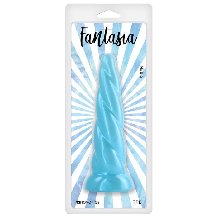 Consolador NS Novelties Fantasia Azul Ø 4 cm Ø 5,1 cm 1