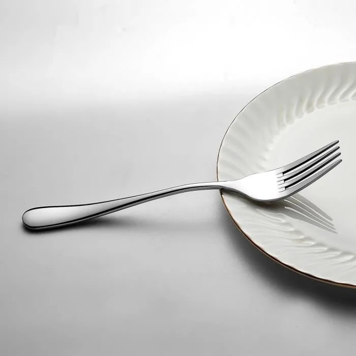 Arthur Martin AM2202 Juego de Cubiertos de 24 Piezas en Acero Inoxidable con Acabado Espejo Pulido y Mango Mate 5