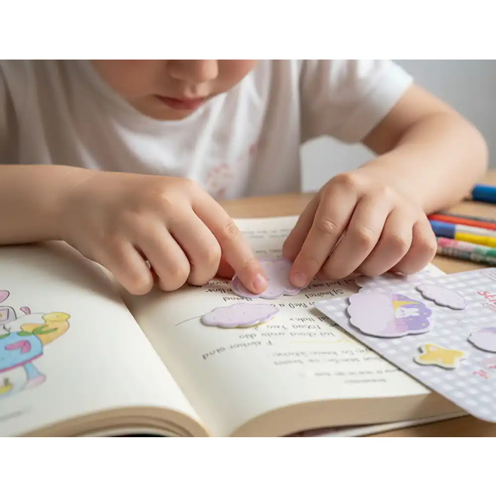 Imaginovo Bloc Notas Adhesivas Surprise Pegatina Sorpresa 20 Hojas Tamaños Surtidos Morado 5