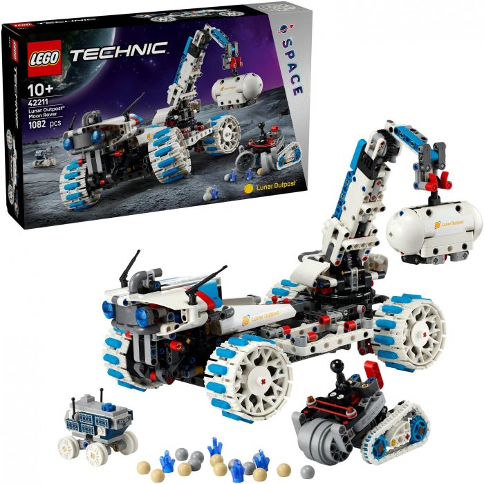 LEGO 42211 Technic Vehículo de Puesto de Avanzada Lunar - Set de construcción para niños de 10 años 15