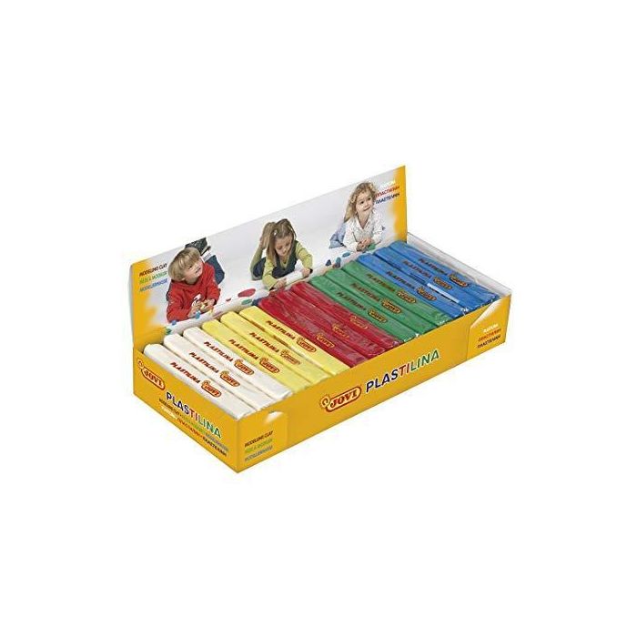 Jovi Plastilina Caja Expositora 15 Pastillas 150 gr 5 Colores Básicos Jovi Plastilina Caja Expositora 15 Pastillas 150 gr 5 Colores Básicos