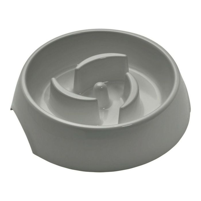 Comedero Anti-Glotón Atlanta 550 mL Melamina Gris Comedero Anti-Glotón Atlanta 550 mL Melamina Gris