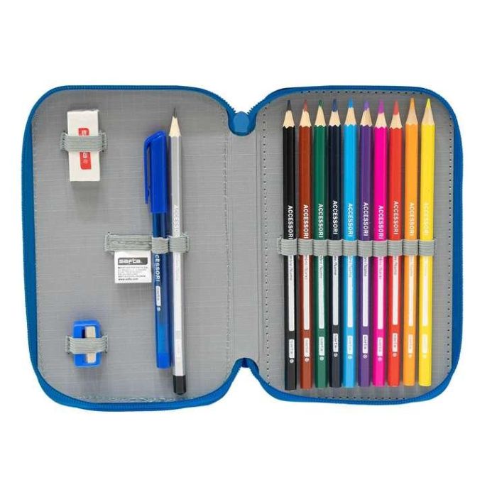Plumier Doble R. C. Deportivo de La Coruña Azul Blanco 12.5 x 19.5 x 4 cm 3 Plumier Doble R. C. Deportivo de La Coruña Azul Blanco 12.5 x 19.5 x 4 cm 3