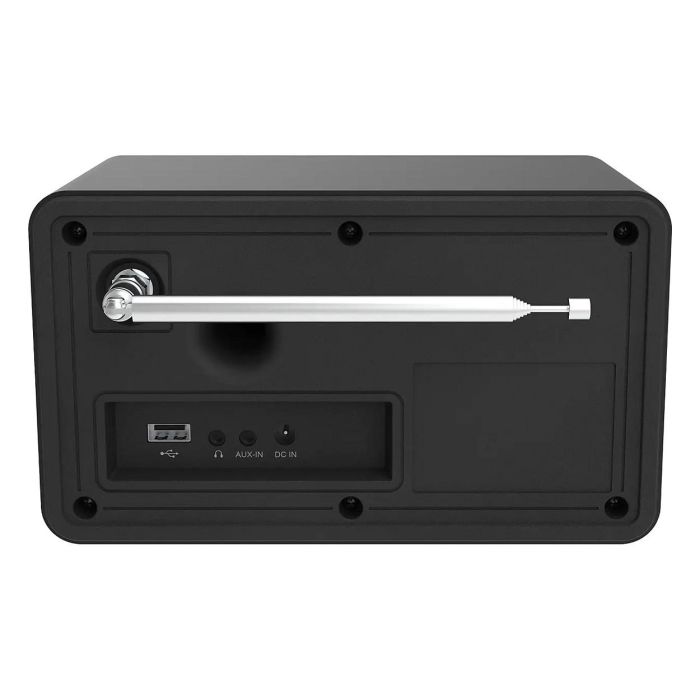 Telestar TOP 200 Radio Portátil Multifunción Digital/Analógica con DAB+, FM, Bluetooth 5.3, WiFi, Pantalla TFT 2.4", MP3, Negro