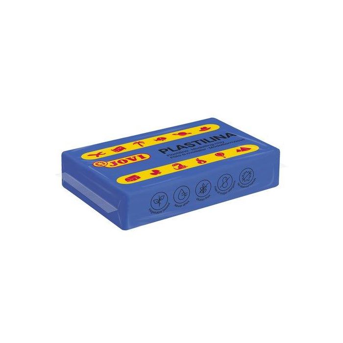 Jovi Plastilina School Pastilla 50 gr Azul Oscuro Caja 30 Ud