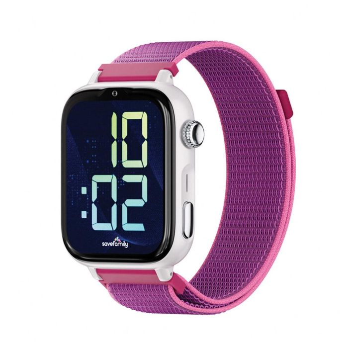 Smartwatch Save Family SW2-BL-TELFRAMB Blanco Rosa Frambuesa 3