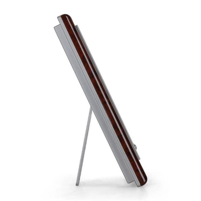 Inovalley SM121B Estación Meteorológica Inalámbrica con Sensor Exterior, Termómetro Higrómetro Int/Ext, Radio Controlada, Fase Lunar, Acabado Nogal 2