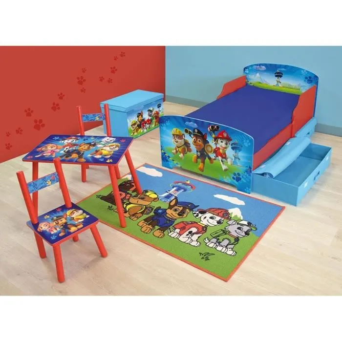 Fun House Mesita de Noche Patrulla Canina CIJEP para Niño, MDF Lacado, 33x30x36cm 1 Fun House Mesita de Noche Patrulla Canina CIJEP para Niño, MDF Lacado, 33x30x36cm 1