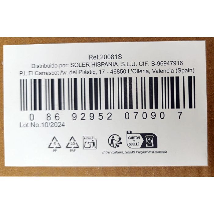 Lav Set 6 Copas Cerveza 375 cc Ø7x17 cm (4 Cajas) 7