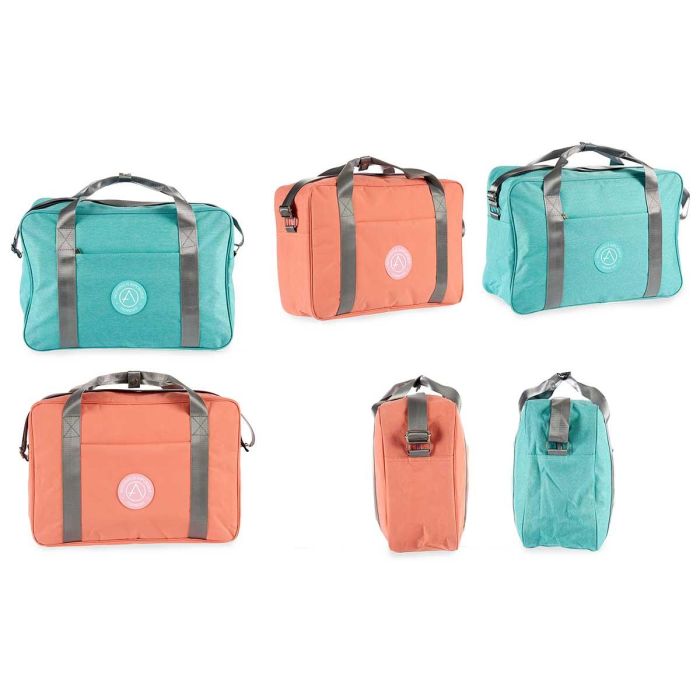 Bolsa Viaje Asa Surt Turquesa Rosa Berilo 14X34CM (12 Unidades) Bolsa Viaje Asa Surt Turquesa Rosa Berilo 14X34CM (12 Unidades)