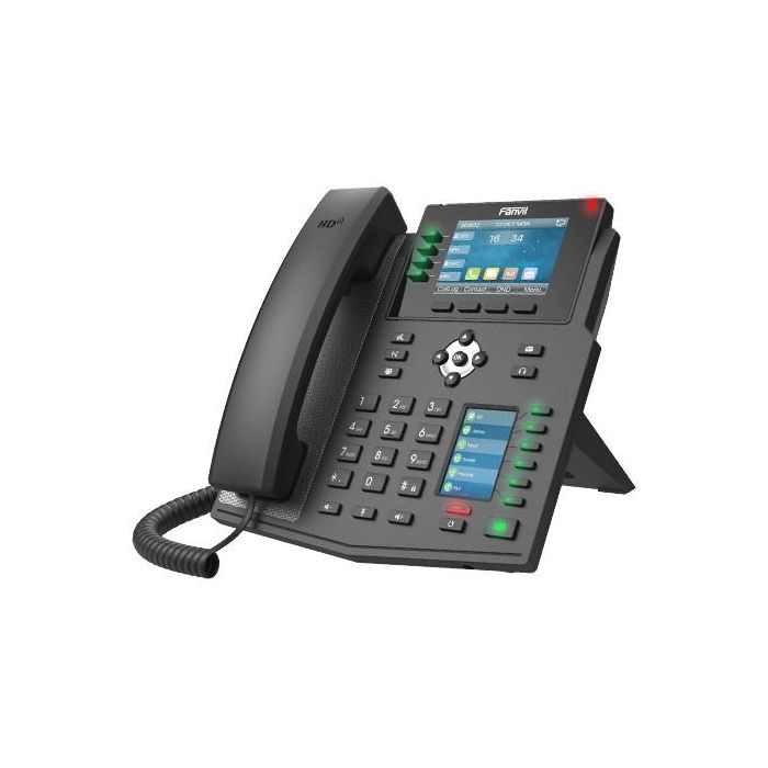 Fanvil X5U V2 Teléfono IP Escritorio 16 Líneas Negro con Pantalla 3.5" LCD, Gigabit Ethernet, Wi-Fi, Bluetooth, PoE 0 Fanvil X5U V2 Teléfono IP Escritorio 16 Líneas Negro con Pantalla 3.5" LCD, Gigabit Ethernet, Wi-Fi, Bluetooth, PoE 0