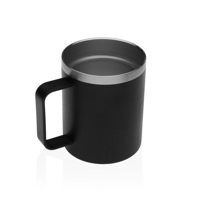 Taza Negra 350 ml Versa - Acero, 9x11.5x12 cm (4 Unidades) 3 Taza Negra 350 ml Versa - Acero, 9x11.5x12 cm (4 Unidades) 3