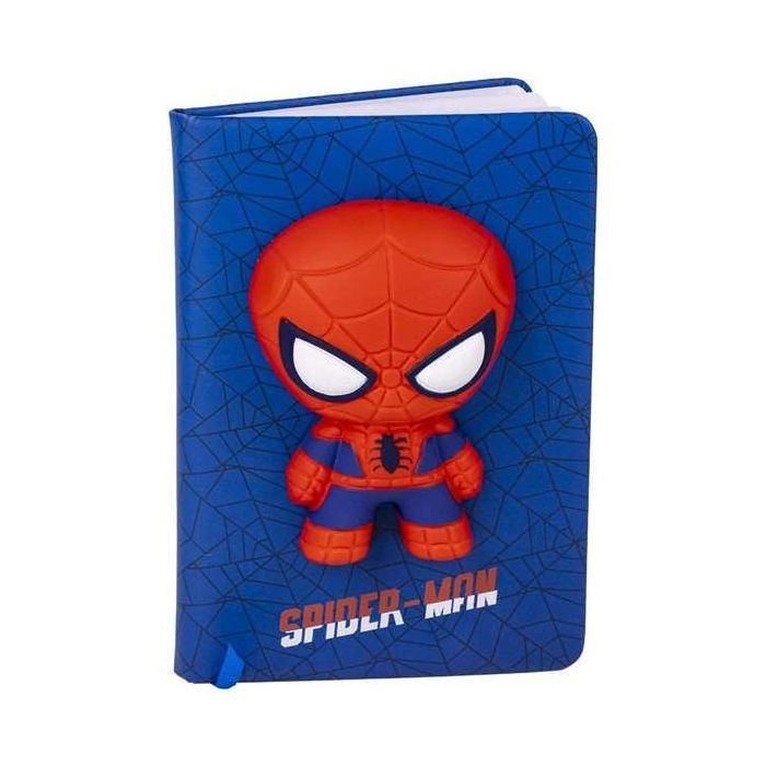 Cuaderno squishy spiderman 18.0 x 13.0 x 1.0 cm