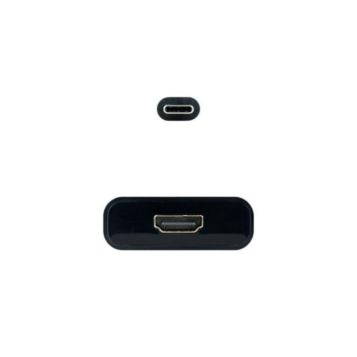 Adaptador USB-C a HDMI NANOCABLE 10.16.4102-BK Negro 4K Ultra HD (1 unidad) 2 Adaptador USB-C a HDMI NANOCABLE 10.16.4102-BK Negro 4K Ultra HD (1 unidad) 2