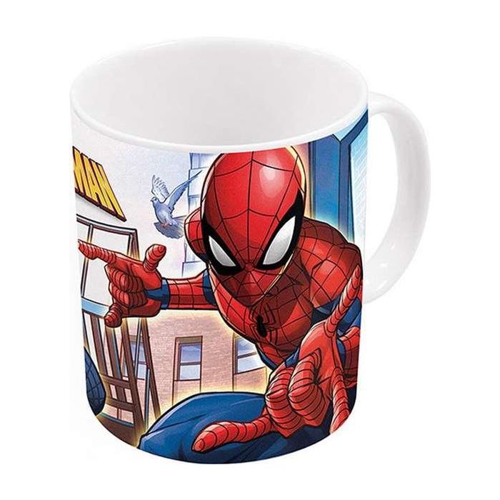 Safta Taza Grande Escolar Spider-Man Great Power 325 mL 117x87x100 mm 1