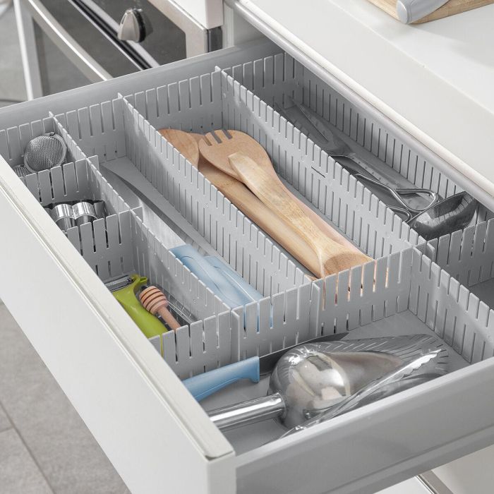 Organizador de Cajones Ajustable Condor InnovaGoods 16 Unidades 9 Organizador de Cajones Ajustable Condor InnovaGoods 16 Unidades 9