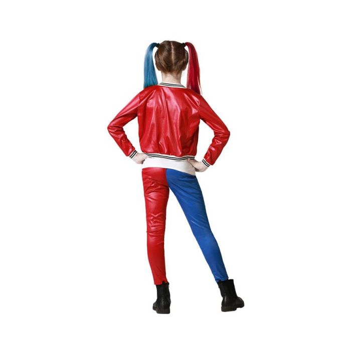 Disfraz Arlequin Halloween Azul Niña Infantil 5-6 Años 2