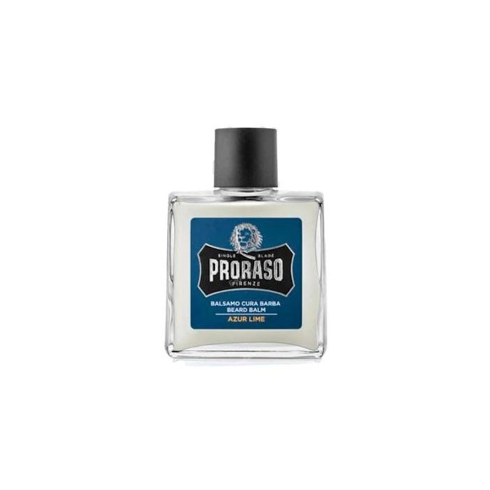 Proraso BLUE Bálsamo para Barba 100 ml Hombre - Calma Picazón, Suaviza e Hidrata, Aroma Cítrico y Menta