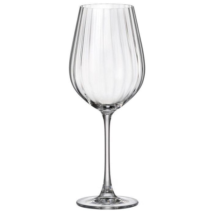 Copa de vino Bohemia Crystal Optic Transparente 650 ml 6 Unidades 1 Copa de vino Bohemia Crystal Optic Transparente 650 ml 6 Unidades 1