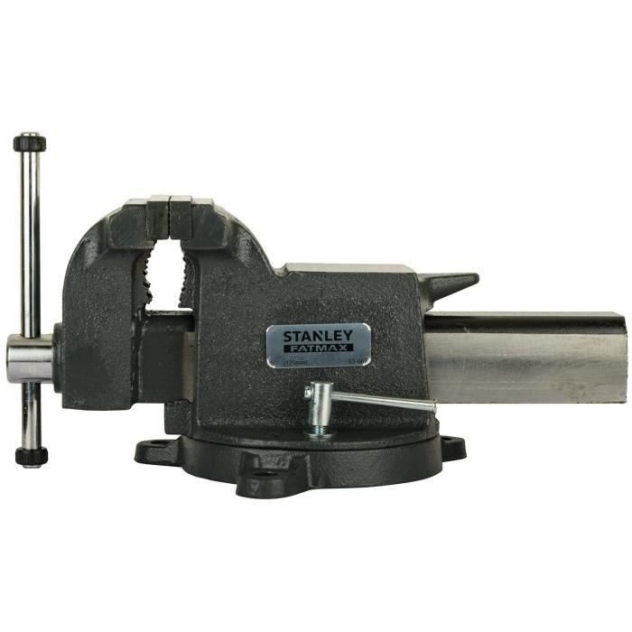 Stanley Prensa de banco 125 mm de hierro fundido de alta resistencia para trabajo 3 Stanley Prensa de banco 125 mm de hierro fundido de alta resistencia para trabajo 3