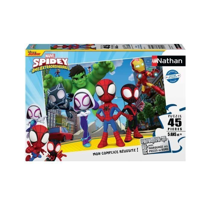 Puzzle de 45 piezas Spidey y sus amigos - Dibujos animados y comics - NATHAN - A partir de 5 años Puzzle de 45 piezas Spidey y sus amigos - Dibujos animados y comics - NATHAN - A partir de 5 años