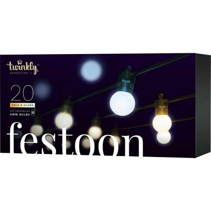Set Artículos de Fiesta Twinkly TWF020GOP-BEU 7 Set Artículos de Fiesta Twinkly TWF020GOP-BEU 7