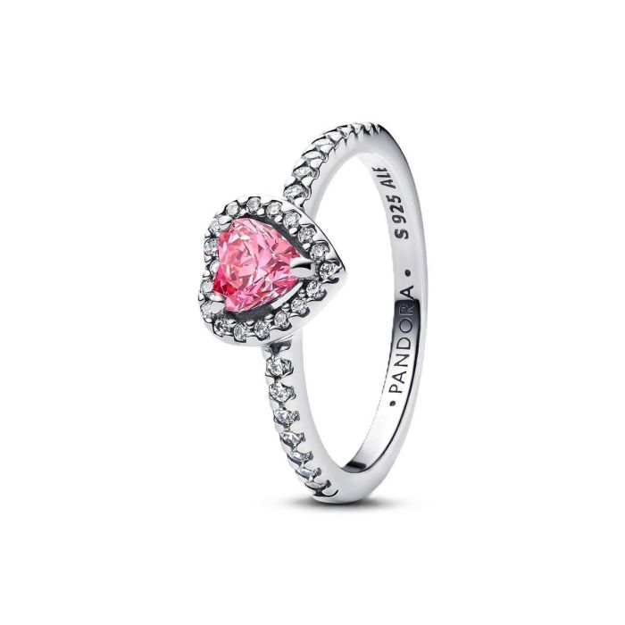 Anillo Mujer Pandora 198421C03-56 16 Plateado Rosa Anillo Mujer Pandora 198421C03-56 16 Plateado Rosa