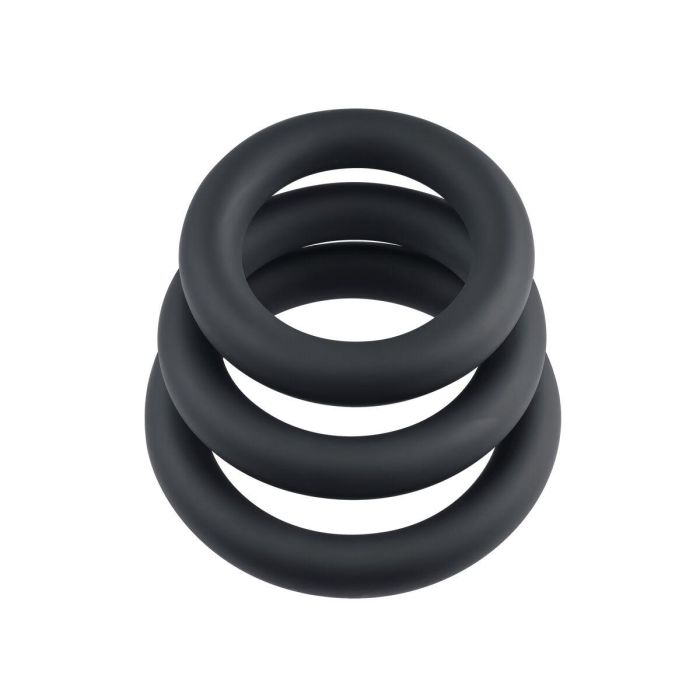 Anillo para el Pene Selopa Selopa Negro 21 Anillo para el Pene Selopa Selopa Negro 21