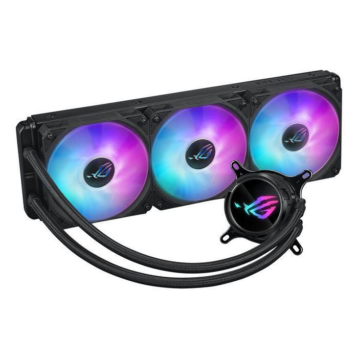 Asus ROG STRIX LC III 360 ARGB Refrigeración Líquida Negra con Ventiladores ARGB, Compatible con Intel LGA 1700/1200/115X y AMD AM5/AM4