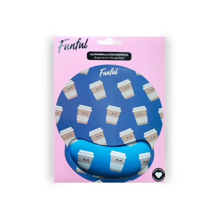 Wondee Alfombrilla de ratón ergonómica de gel funful, antideslizante, 250x230 mm 5