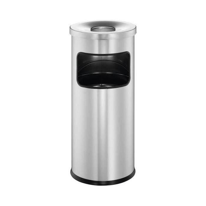 DURABLE Papierkorb Safe mit Ascher rund silber 0 DURABLE Papierkorb Safe mit Ascher rund silber 0