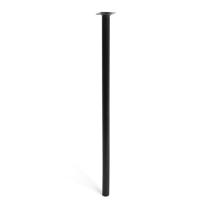 Rei Pata cilíndrica de acero negro 2-401g.800.03 Ø3x80cm, moderno, para muebles, peso máximo 150kg Rei Pata cilíndrica de acero negro 2-401g.800.03 Ø3x80cm, moderno, para muebles, peso máximo 150kg