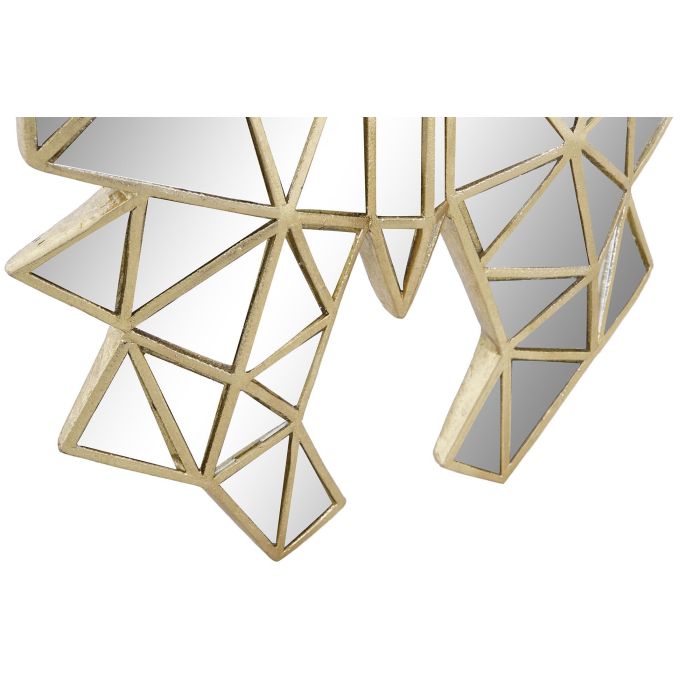 DKD Home Decor Decoración de Pared Mariposa Dorada Resina Cristal 4 x 28.5 x 29.5 cm 1