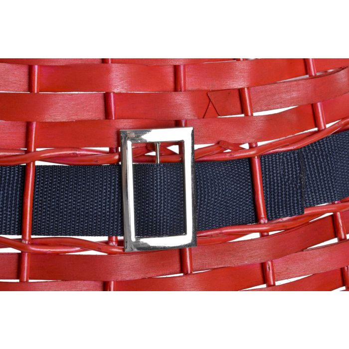 DKD Home Decor Base Árbol Navidad Tradicional Rojo Mimbre Madera 70 x 28 x 70 cm (2 Unidades) 2