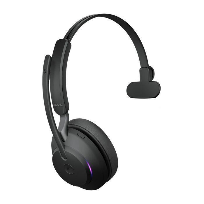 Jabra Evolve2 65 Mono MS + Link 380a Auriculares Inalámbricos Oficina/Centro de Llamadas Bluetooth USB Negro 1
